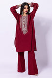 ICH23101 Red Khaadi Brand Original Fabrics