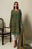 L22113 Green Khaadi Brand Original Fabrics