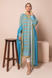 Lla22204 Blue Khaadi Brand Original Fabrics