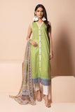 Lla22208 Green Khaadi Brand Original Fabrics