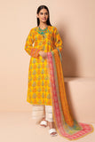 Lla22209 Yellow Khaadi Brand Original Fabrics