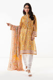 L L LLA22310 Yellow Khaadi Brand Original Fabrics