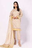 LLA23116 Beige Khaadi Brand Original Fabrics