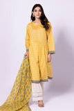 LLA23138 Yellow Khaadi Brand Original Fabrics