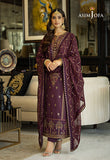 Khaadi Fabrics 3 Piece Suit Printed Embroidered Light Khaddar BLK231008 Winter Collection