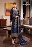 Khaadi Fabrics 3 Piece Suit Printed Embroidered Light Khaddar BLK231005 Winter Collection