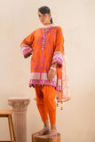 Adan Libas Laurel Green Fuchsia Embroidered Chikankari Lawn