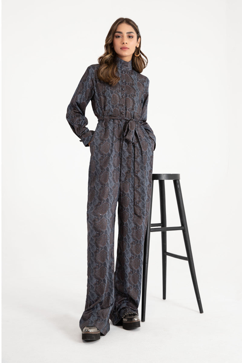 Jumpsuit with gown maria b hotsell